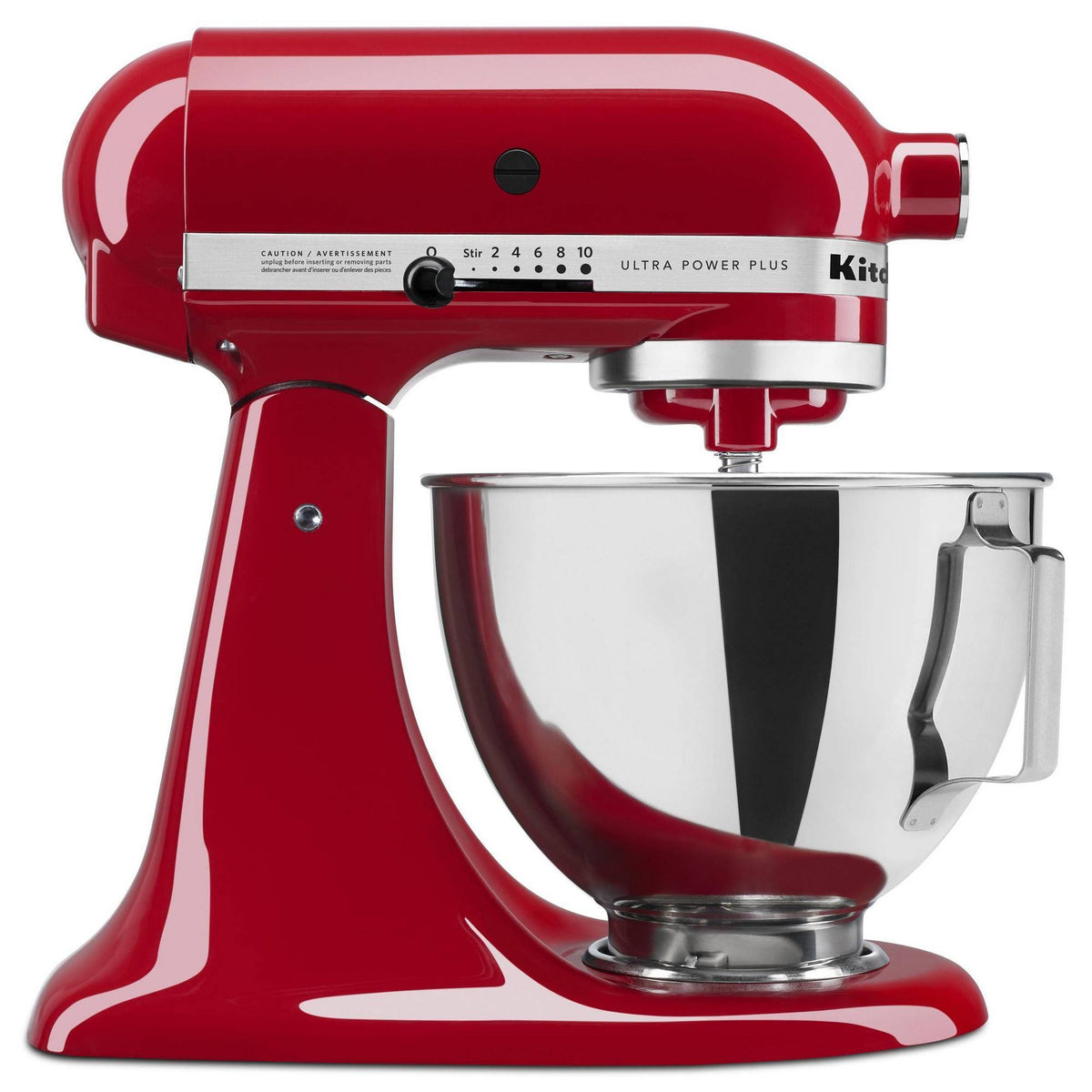 KitchenAid KSM96 Ultra Power Plus Tilt Head Stand Mixer, Red, 4.5 qt